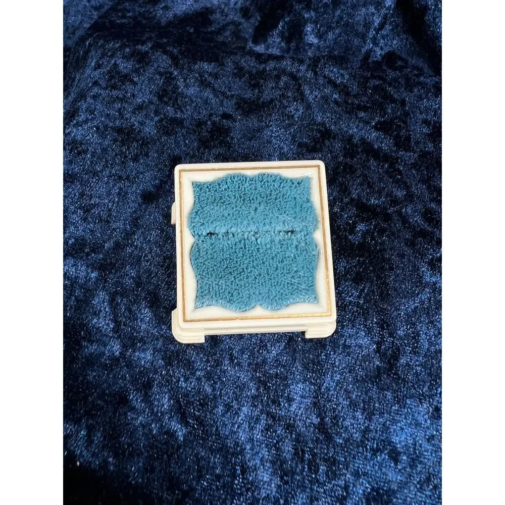 Antique Celluloid Ring Box – Art Deco Floral Ivorine Footed Presentation Case